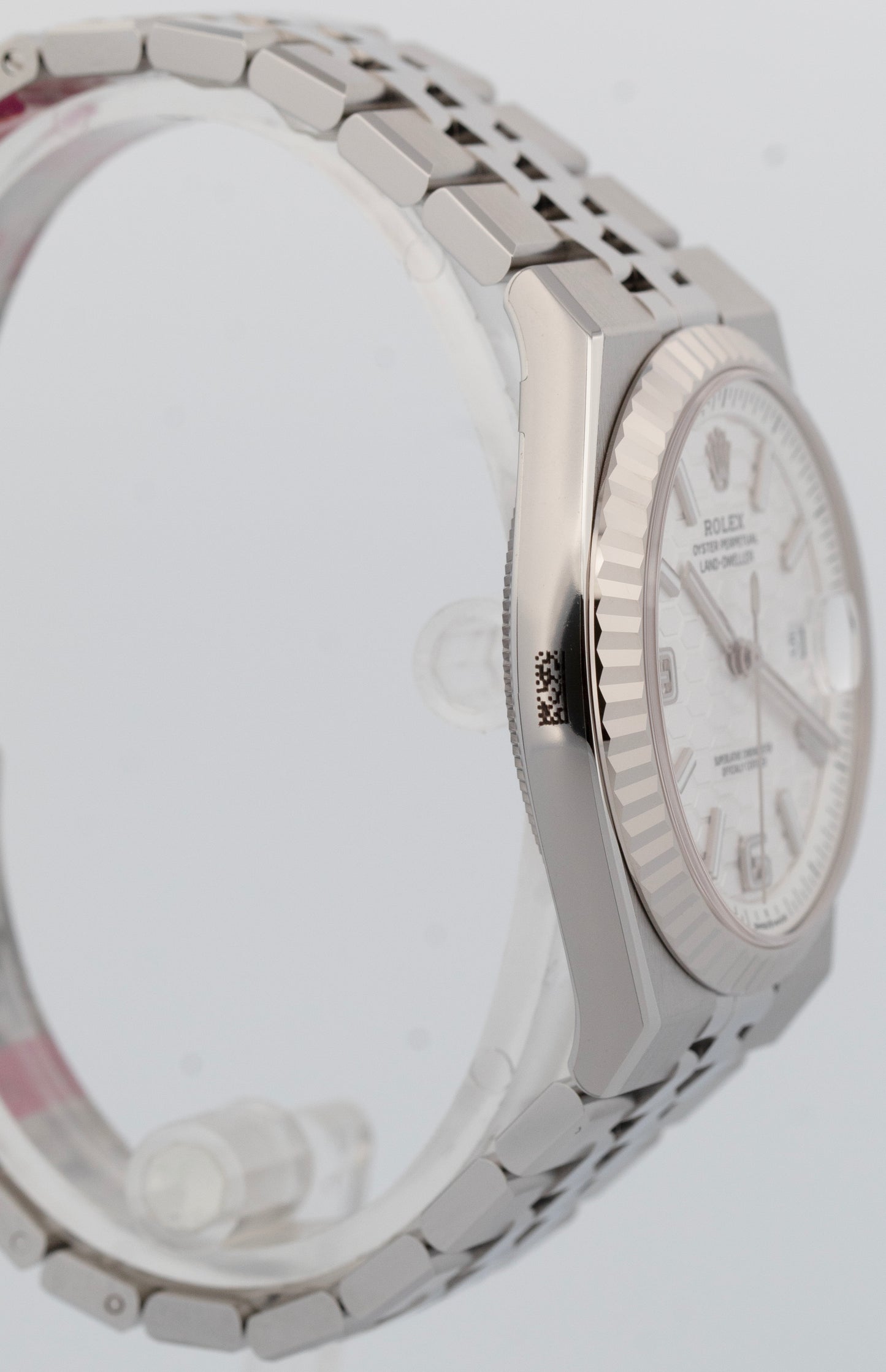 NEW SEPT 2025 PAPERS Rolex Land-Dweller 40mm White Stainless Watch 127334 BOX
