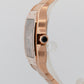 Cartier Santos 4110 / WHSA0016 39.8mm SKELETON 18K Rose Gold Watch Box Papers