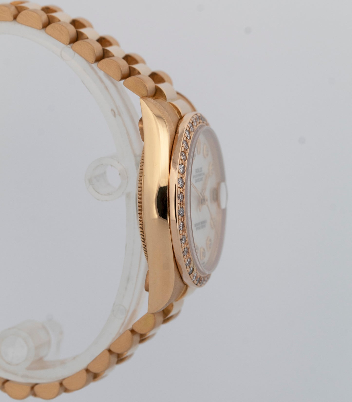 PAPERS Rolex DateJust President MOP DIAMOND 31mm 18K Yellow Gold 68278 BOX