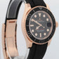 MINT 2020 PAPERS Rolex Yacht-Master 18K Everose Gold Oysterflex 40mm 126655 BOX