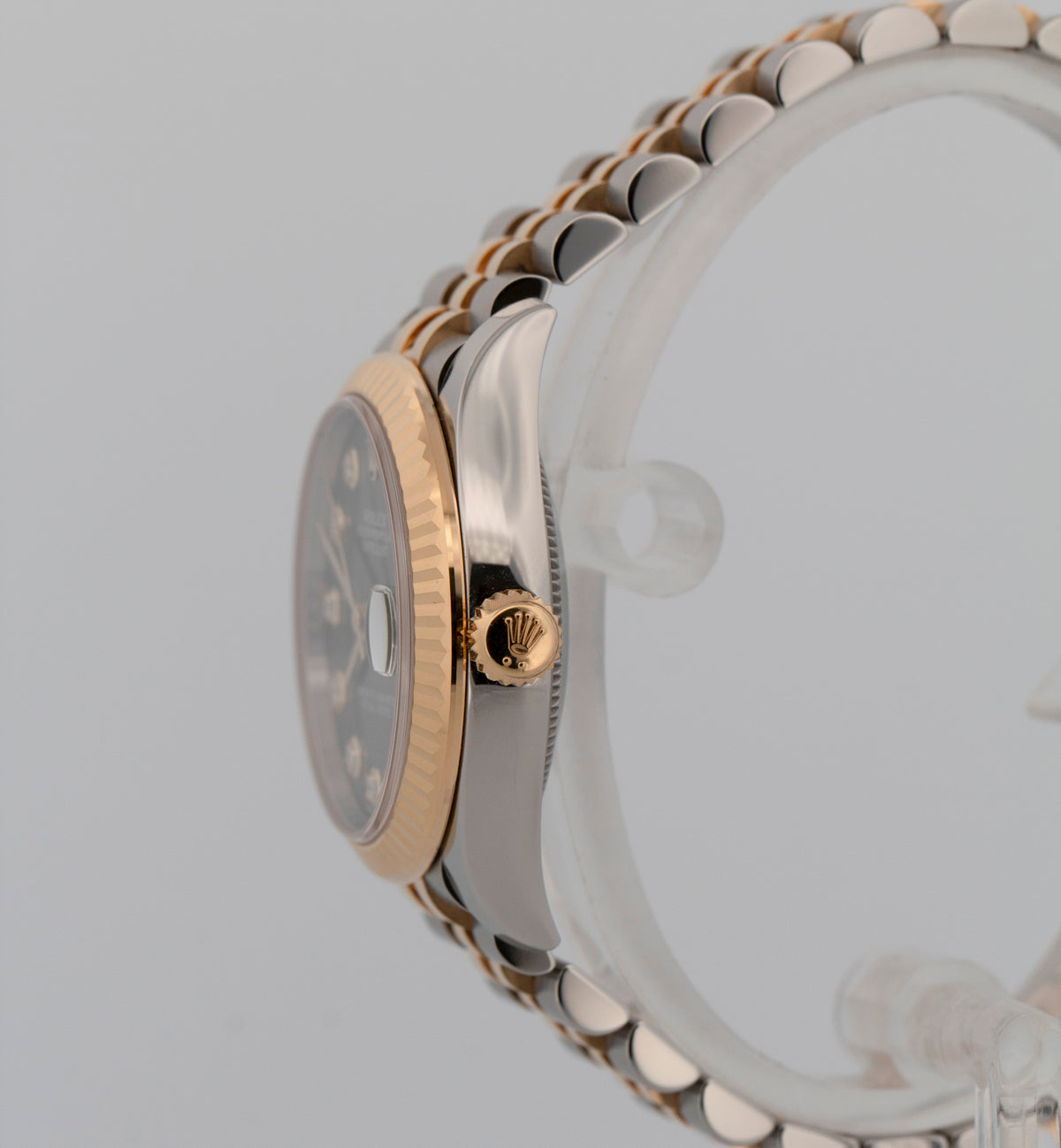 2025 Rolex DateJust 278273 Green Diamond Two-Tone Yellow Gold 31mm Box Papers