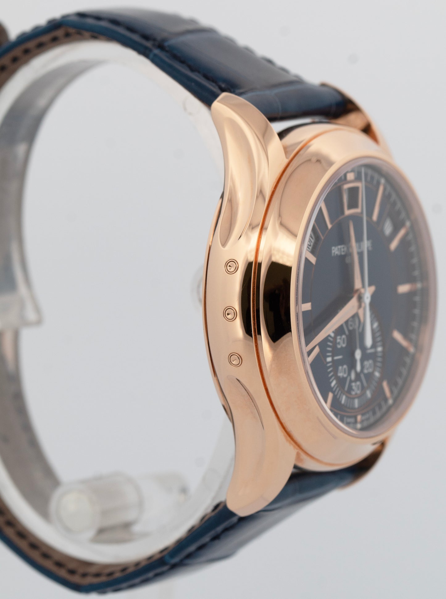 NEW 2025 Patek Philippe Complications Blue Annual Calendar Gold 5905R-010 Watch