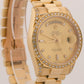 1985 Rolex Day-Date President CHAMPAGNE DIAMOND 18K Yellow Gold 36mm 18038 BOX
