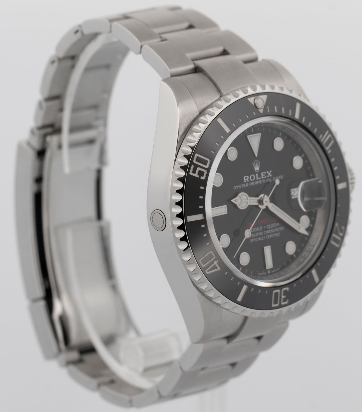 2021 Rolex Sea-Dweller Red 126600 Black Stainless Steel 43mm Watch Box Papers