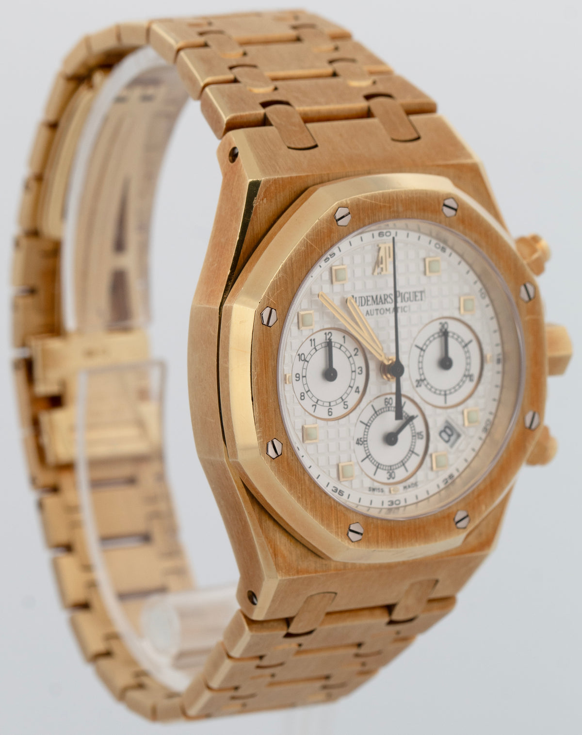 Audemars Piguet Royal Oak Chronograph 25960BA White "Kasparov" 18k Gold 39mm