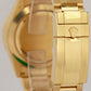 UNPOLISHED PAPERS Rolex Daytona GREEN JOHN MAYER 40mm 18K Gold Watch 116508 BOX