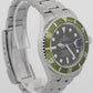 2008 Rolex Submariner Date Kermit 16610 LV Green Rehaut 40mm Watch Box Papers
