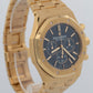 Unpolished Audemars Piguet Royal Oak 26320BA.OO.1220BA.02 Blue 41mm Box Papers