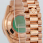 MINT Rolex Day-Date President DIAMOND MOP 18k Rose Gold 36mm 118235 Watch BOX