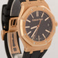 PAPERS Audemars Piguet Royal Oak BLACK 41mm 18K 15510OR 50th Anniversary BOX