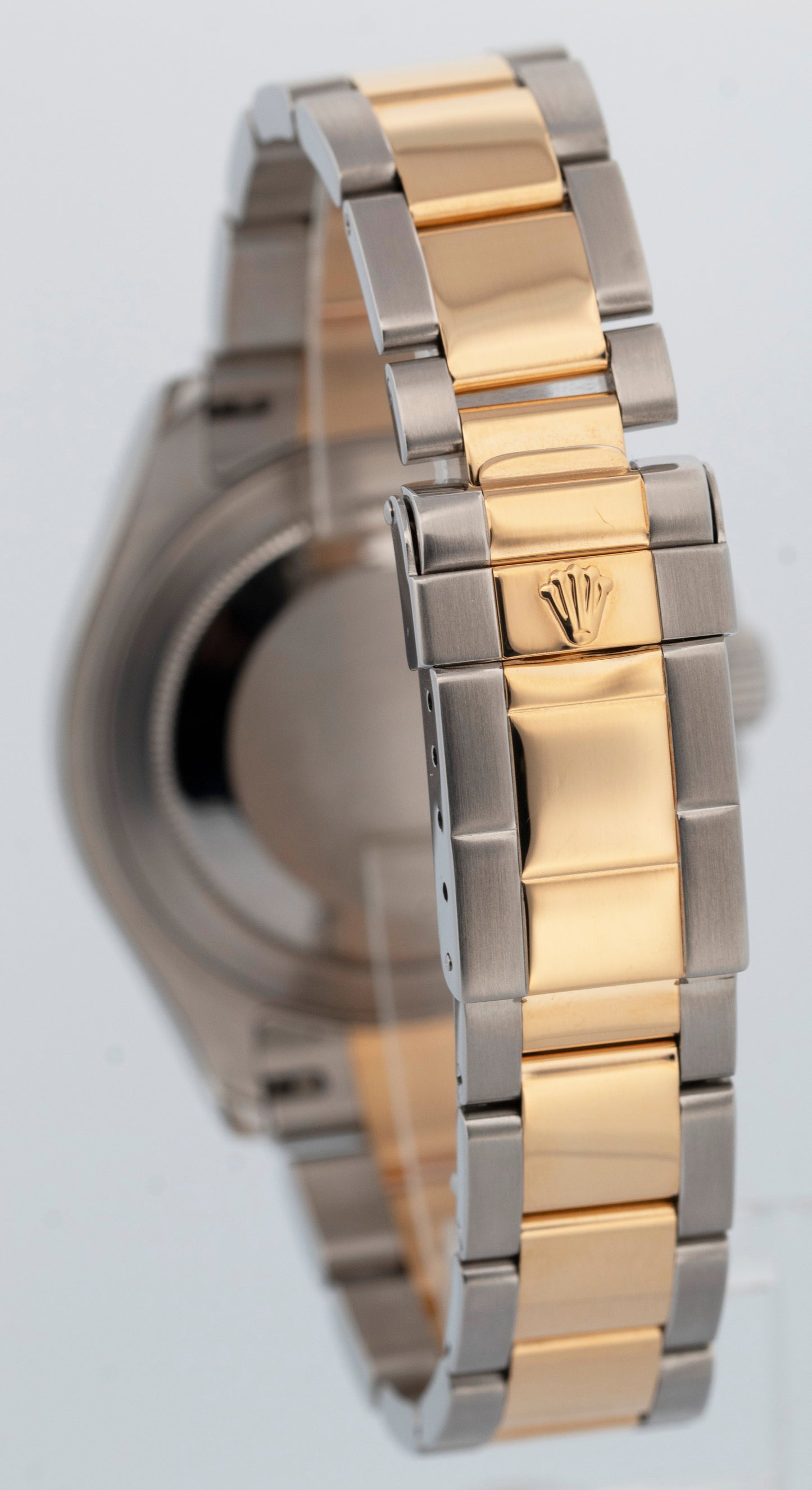 PAPERS Rolex Yacht-Master 40mm Champagne REHAUT Two-Tone Yellow Gold 16623 BOX