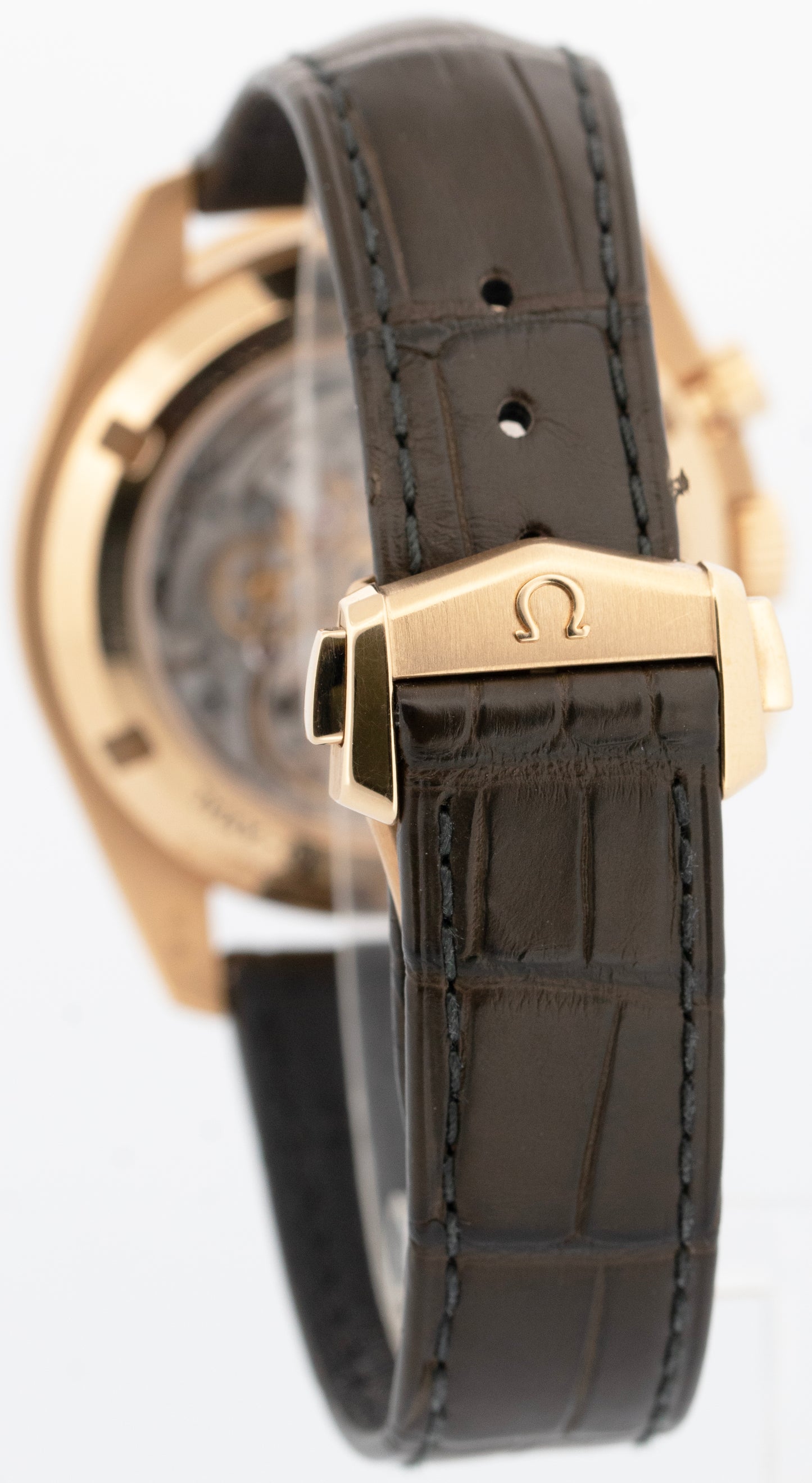 2023 PAPERS Omega Speedmaster GREEN Moonshine 18K Gold 310.63.42.50.10.001 BOX