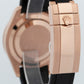 MINT 2020 PAPERS Rolex Yacht-Master 18K Everose Gold Oysterflex 40mm 126655 BOX