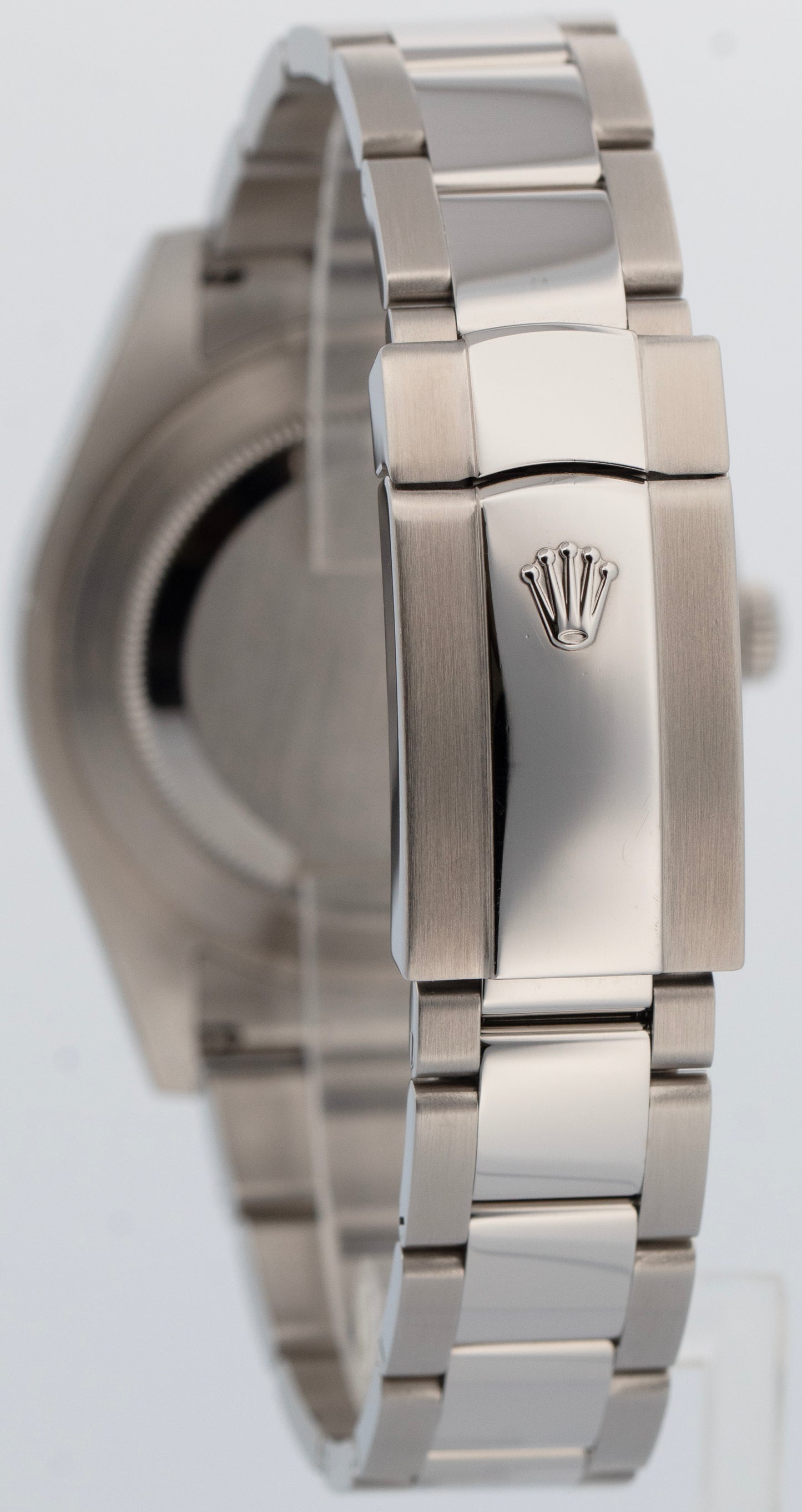 Rolex DateJust II 41mm BLACK Stainless Steel Smooth Oyster Date Watch 116300