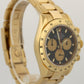 Rolex Daytona Cosmograph 18K Yellow Gold 40mm Black NEWMAN Watch 116528 BOX