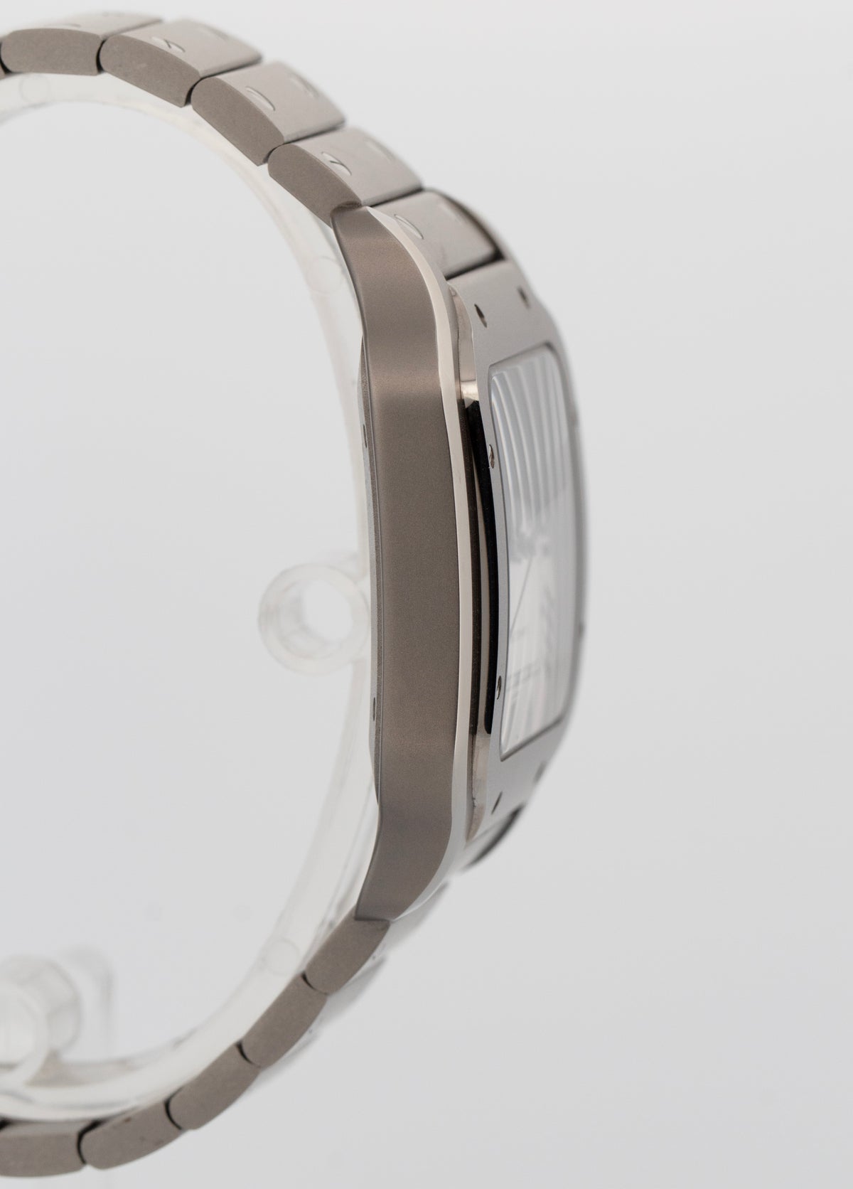 2026 Cartier Santos Large 4683 WSSA0089 39.8mm Titanium White Watch Box Papers