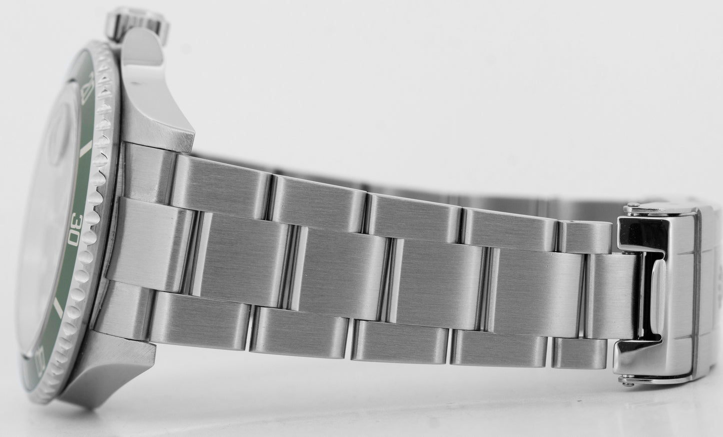 FLAT 4 PAPERS Rolex Submariner Date KERMIT Stainless Steel Watch 16610 LV BOX