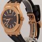 PAPERS Audemars Piguet Royal Oak BLACK 41mm 18K 15510OR 50th Anniversary BOX