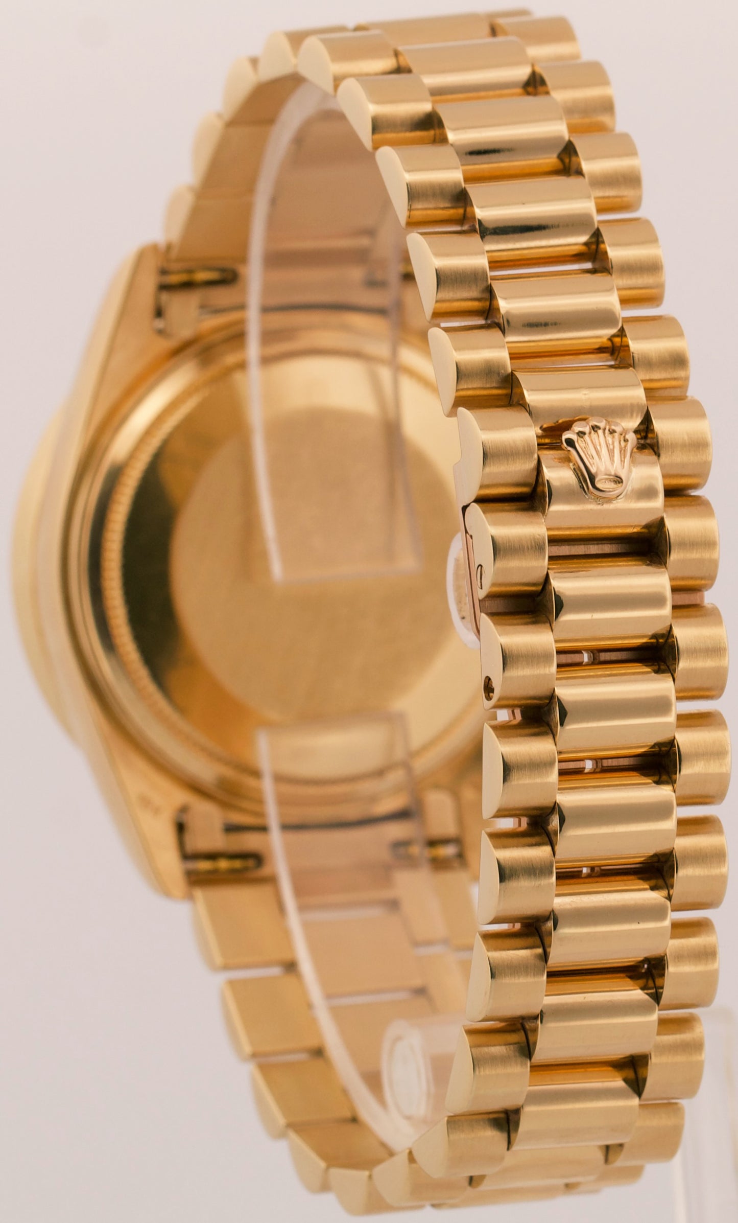 1985 Rolex Day-Date President CHAMPAGNE DIAMOND 18K Yellow Gold 36mm 18038 BOX
