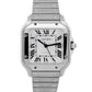 PAPERS Cartier Santos Mid-Size 35mm Stainless Steel White WSSA0029 4075 BOX