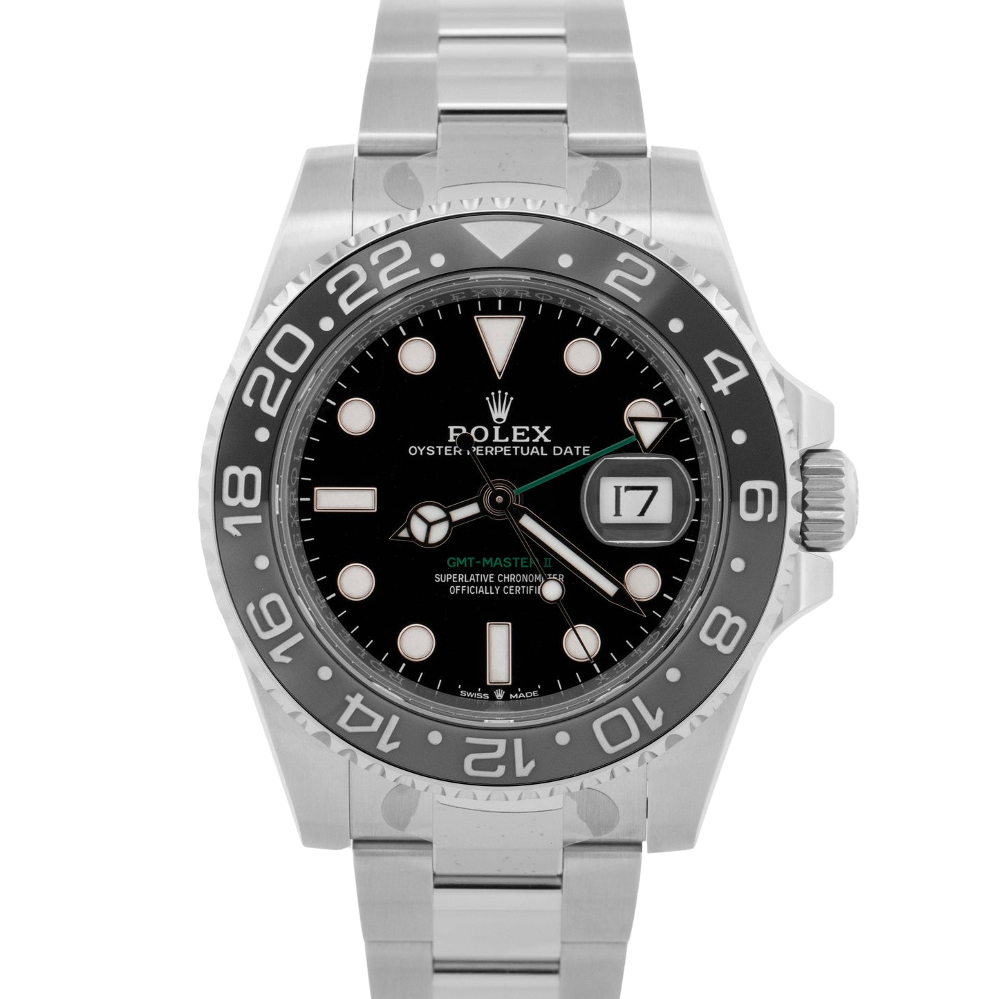 NEW SEPT 2025 PAPERS Rolex GMT-Master II BRUCE WAYNE Ceramic 126710 GRNR BOX