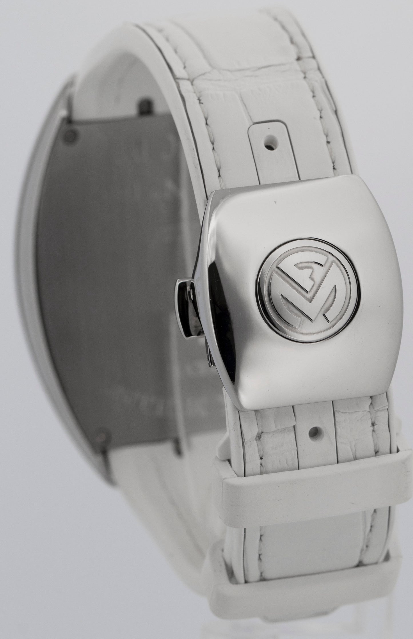 2021 PAPERS Franck Muller Vanguard WHITE Steel 45mm V45 SC DT AC BC Watch BOX