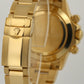 Rolex Daytona Cosmograph 18K Yellow Gold 40mm Black NEWMAN Watch 116528 BOX