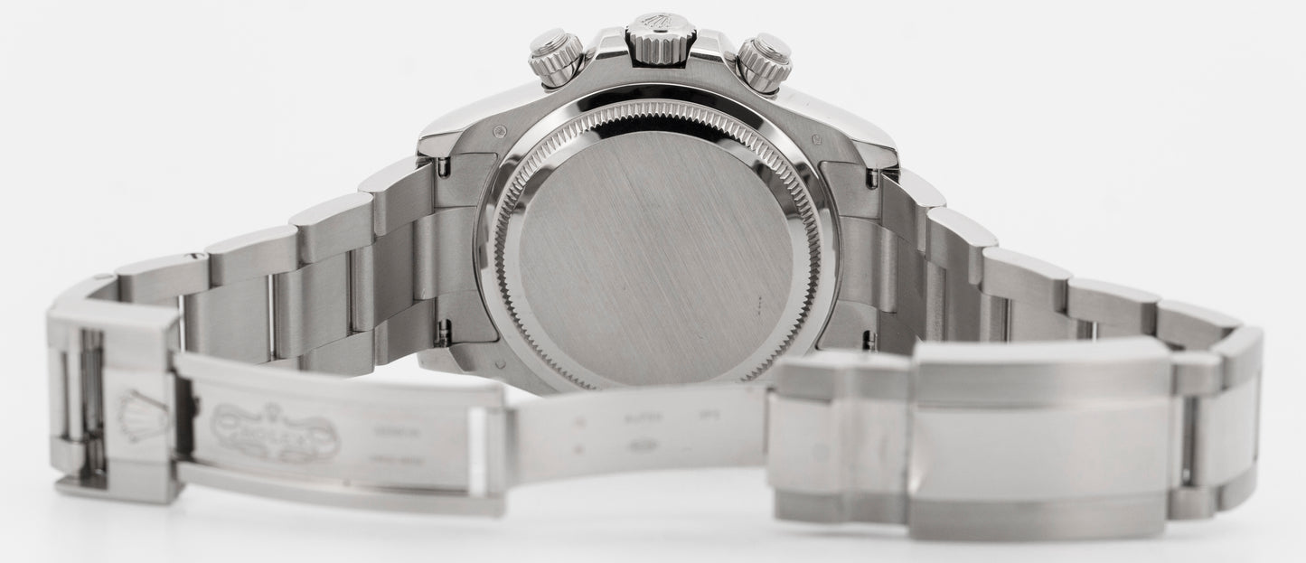 PAPERS Rolex Daytona Cosmograph Black 18K White Gold 40mm 126509 Watch BOX