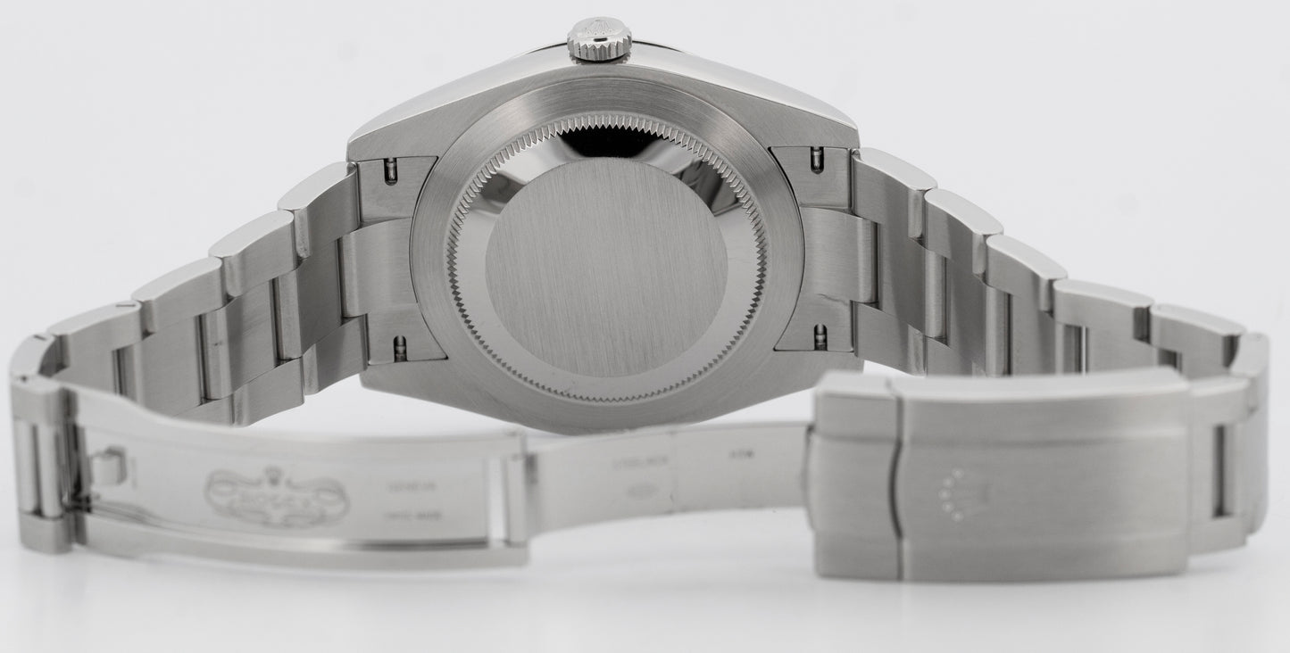 2024 PAPERS Rolex Oyster Perpetual 41mm BLACK Stainless Steel Watch 124300 BOX