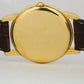 VINTAGE Patek Philippe Calatrava 35mm SILVER Manual 18K Yellow Gold Leather 2420