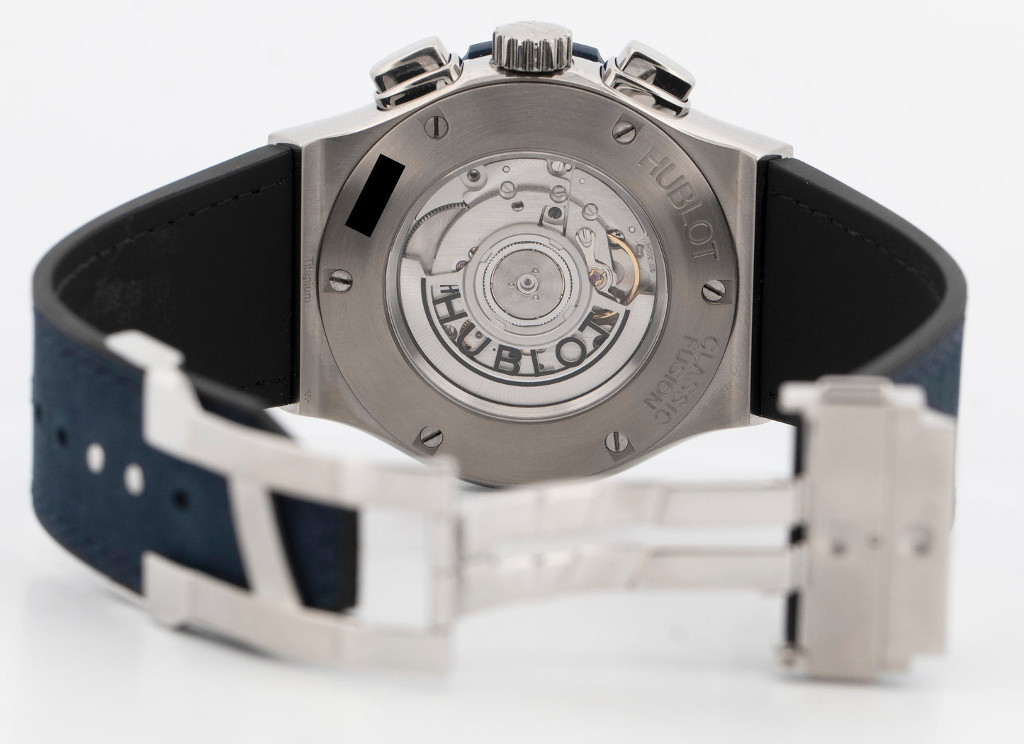 Hublot Classic Fusion Chronograph 45 BLUE Titanium 45mm 521.NX.7170.RX Watch