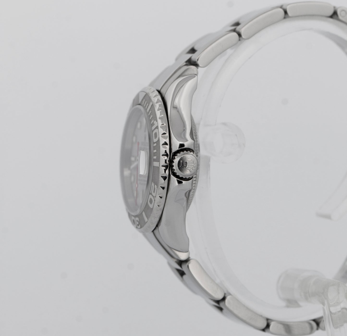 Ladies Rolex Yacht-Master Stainless Steel Platinum 29mm Date Watch 169622