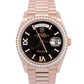 PAPERS Rolex Day-Date President EISENKIESEL DIAMOND 36mm Rose Gold 128345RBR BOX