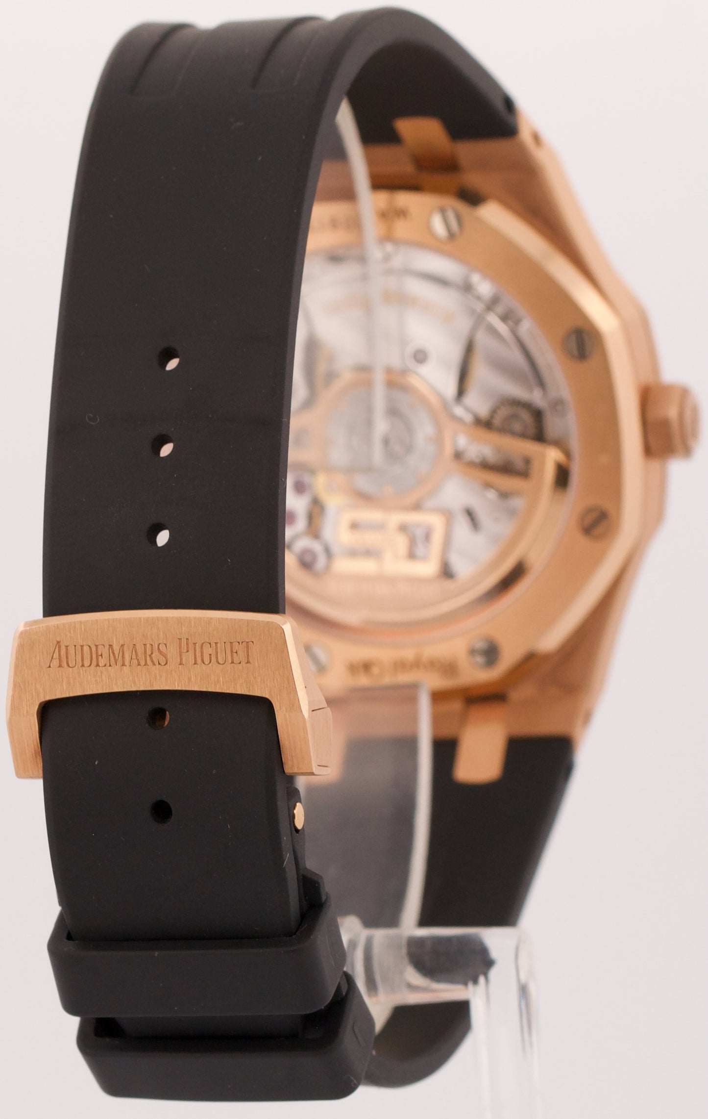 PAPERS Audemars Piguet Royal Oak BLACK 41mm 18K 15510OR 50th Anniversary BOX