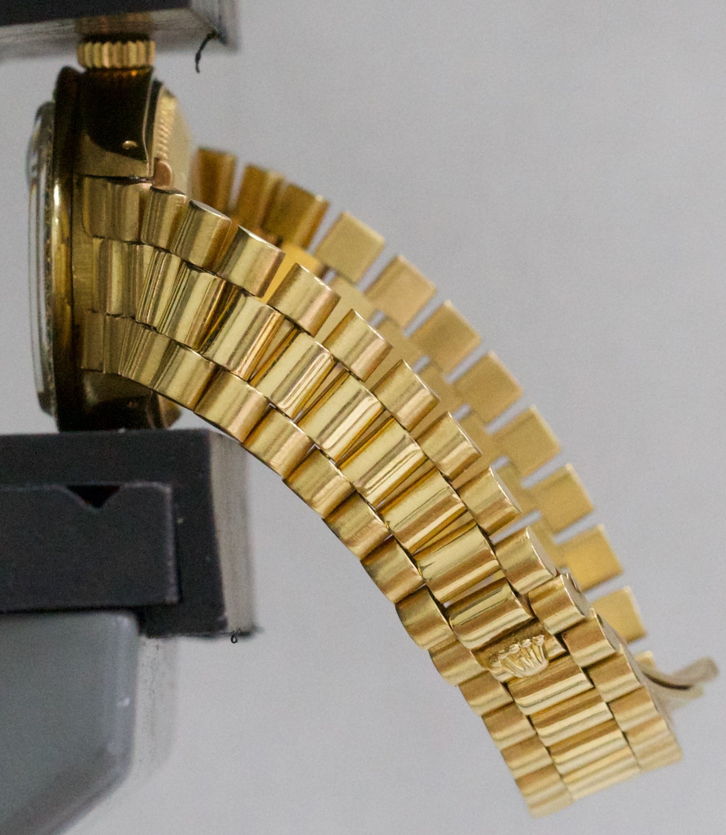 VINTAGE 1984 Ladies Rolex DateJust PRESIDENT 26mm CHAMPAGNE DIAMOND 18K 6917