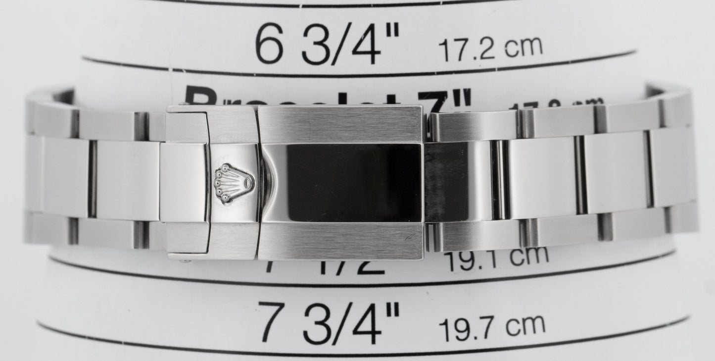 PAPERS Rolex Daytona Cosmograph White Stainless Steel 40mm Watch 116520 BOX