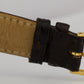 VINTAGE Patek Philippe Calatrava 35mm SILVER Manual 18K Yellow Gold Leather 2420