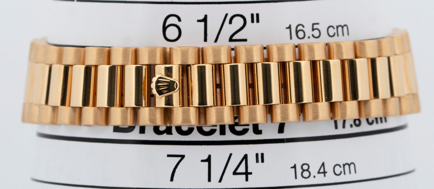 PAPERS Rolex DateJust President MOP DIAMOND 31mm 18K Yellow Gold 68278 BOX