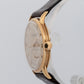 Patek Philippe Calatrava 35mm SILVER Manual 18K Yellow Gold Leather 1513/000J