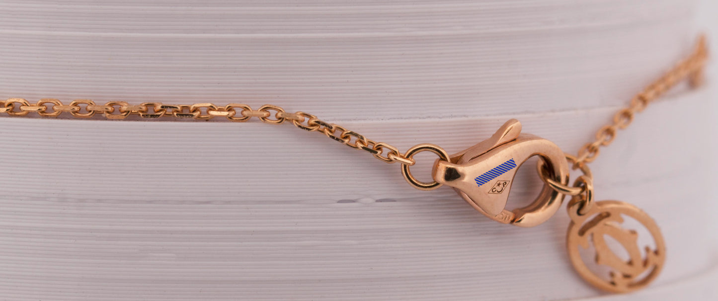 2023 PAPERS Cartier d'Amour Mini DIAMOND Bracelet 18K Rose Gold BOX