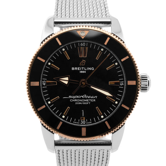 PAPERS Breitling Superocean Heritage II B20 44mm Rose Gold Black UB2030 BOX