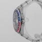 Rolex GMT-Master II 40mm PEPSI Red Blue Stainless Steel NO-HOLES 16710 Watch