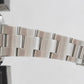Rolex Oyster Perpetual Date White 34mm Oyster Stainless NO-HOLES Watch 15200