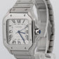 2026 Cartier Santos de Cartier Medium 4075 / WSSA0029 White 35.1mm Box Papers