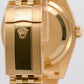 2025 PAPERS Rolex Sky-Dweller GREEN 18K Yellow Gold 42mm 336938 Watch BOX