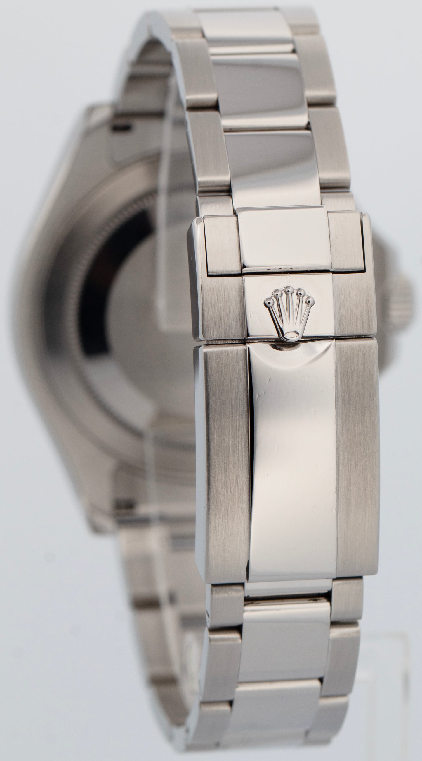 PAPERS Rolex Yacht-Master BLUE Platinum 40mm Stainless Steel Watch 116622 BOX