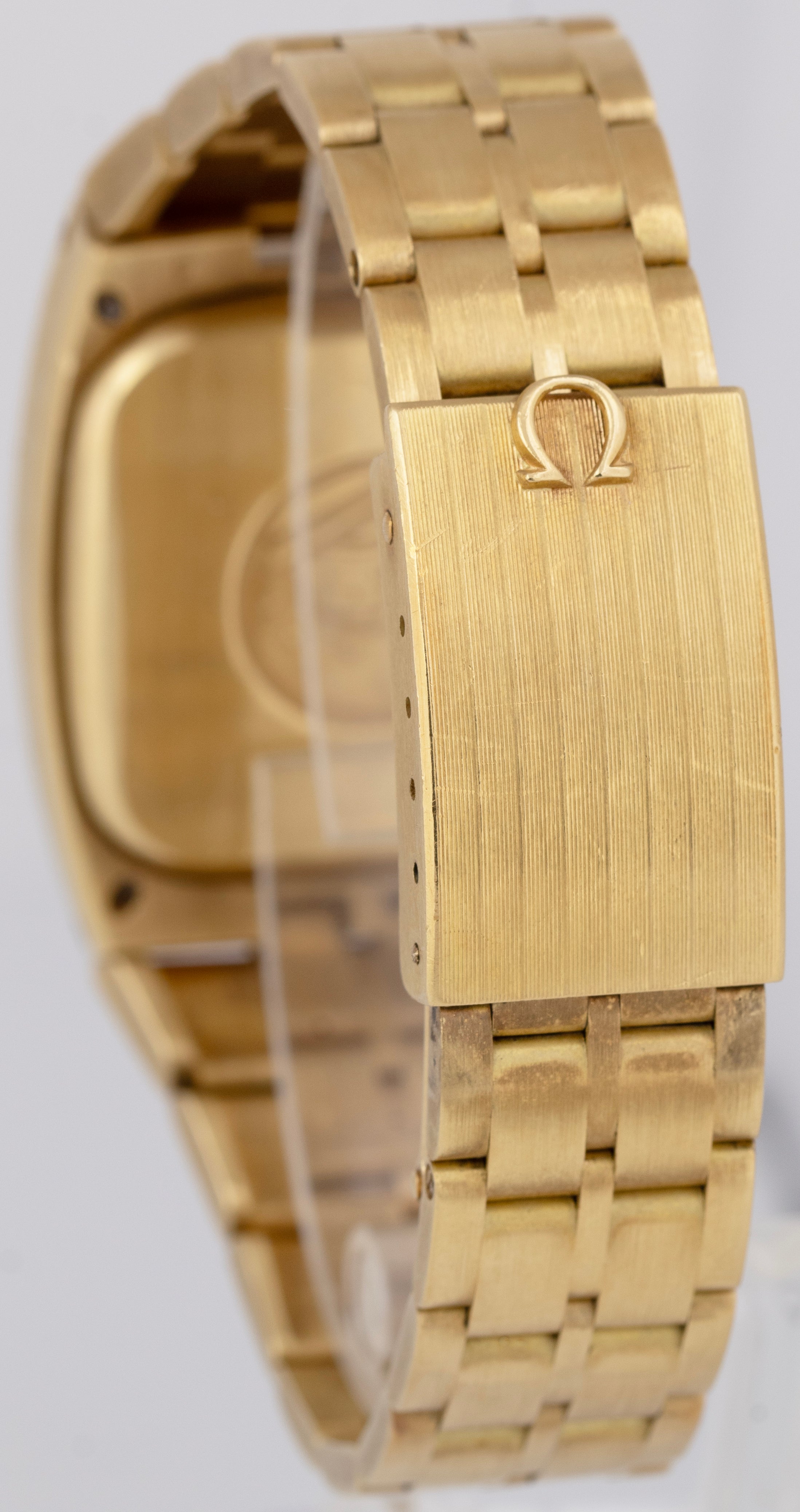 Omega constellation 18k gold mens watch best sale