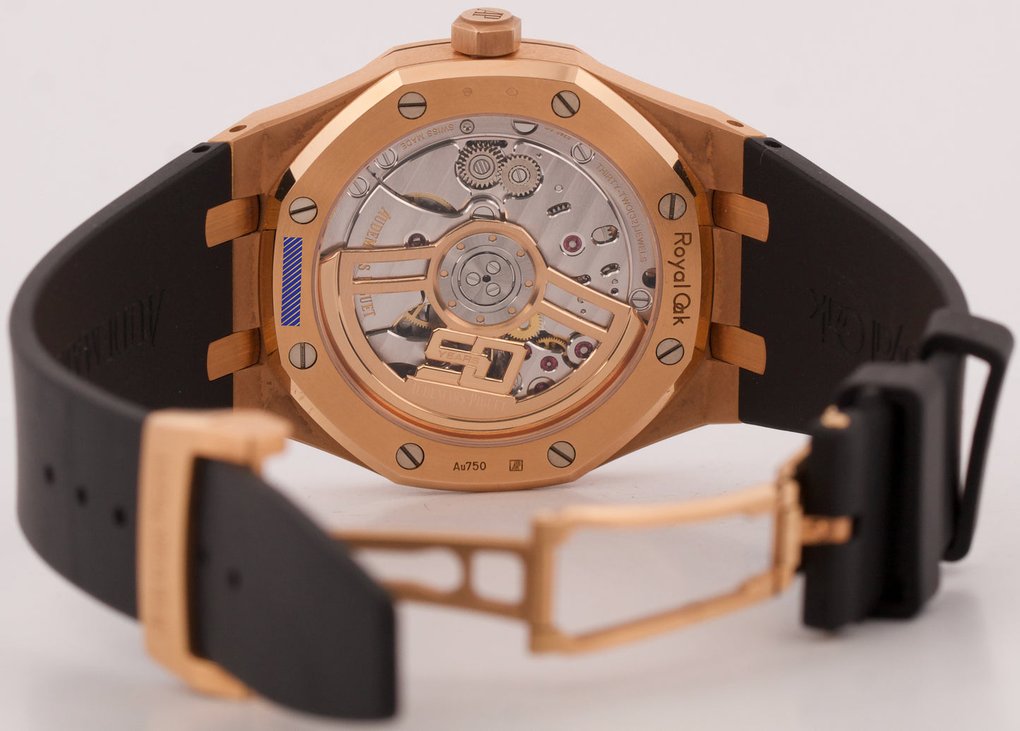 PAPERS Audemars Piguet Royal Oak BLACK 41mm 18K 15510OR 50th Anniversary BOX