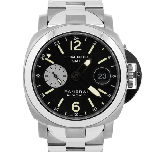 PAPERS Panerai Luminor GMT PAM 161 Automatic Stainless Steel 44mm Watch PAM00161