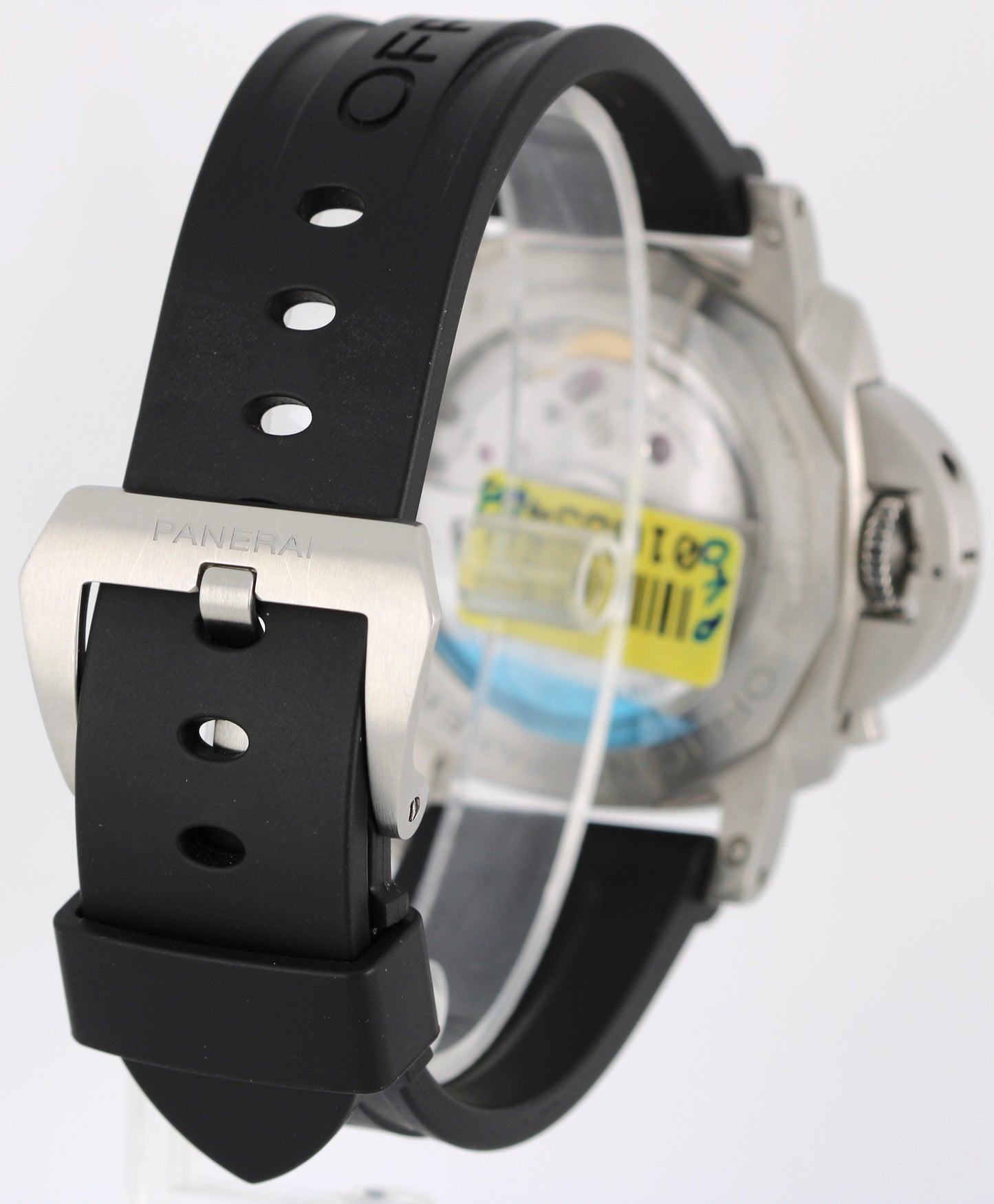 Panerai Luminor Marina 1950 PAPERS Steel Black 44mm PAM01312 Rubber Watch BOX